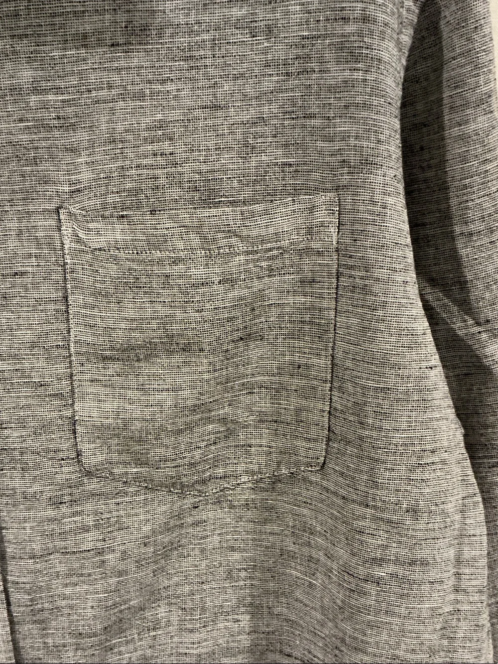 Banana Republic Men's Gray Button-Down Shirt